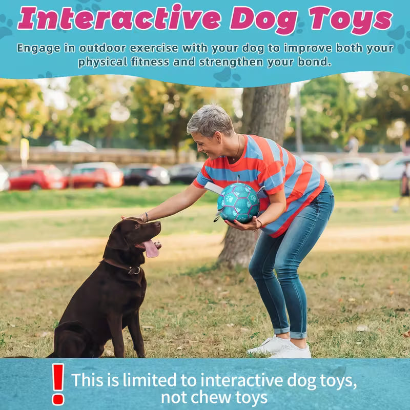 Inflatable Rubber Dog Soccer Ball