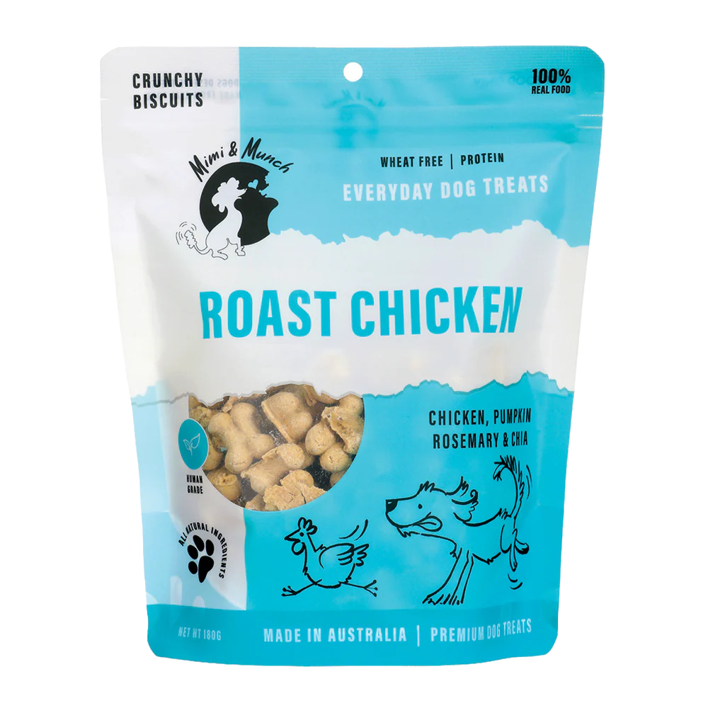 ROAST CHICKEN NATURAL DOG TREATS 90g