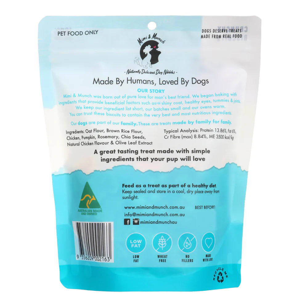 ROAST CHICKEN NATURAL DOG TREATS 90g